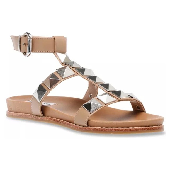 Steve Madden Women's Daft Studded Sandals (SZ 5.5) - Picture 1 of 8